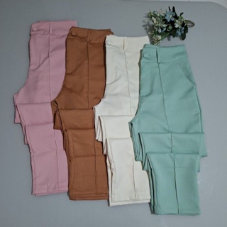 Calça Alfaiataria Feminina Tradicional Reta Com Botão em Oferta na Shopee