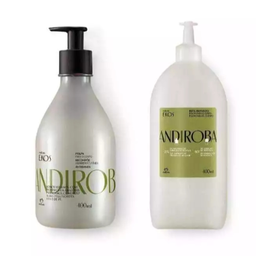 Kit Polpa Desodorante Hidratante Para o Corpo Ekos Andiroba com Refil Natura