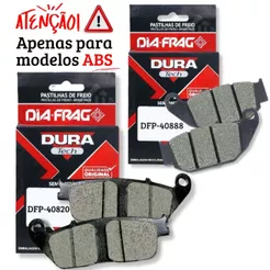 Kit Pastilhas de Freio Cb 250f Twister / Cb 300f Twister Com Abs Diafrag