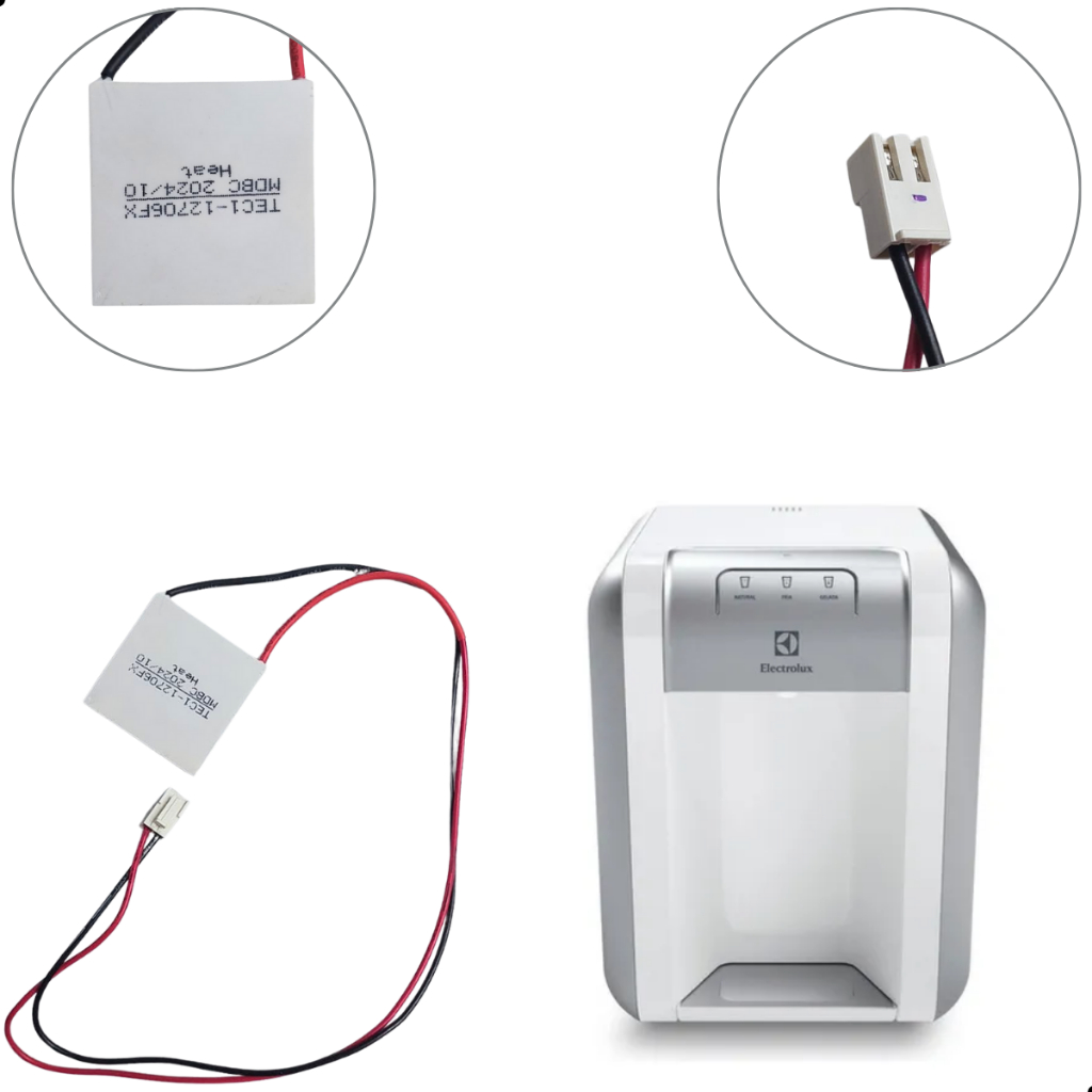 Célula Pastilha Peltier filtro Purificador Electrolux Pa20g Pe11x Pe10b Pa21g Pe12 Original