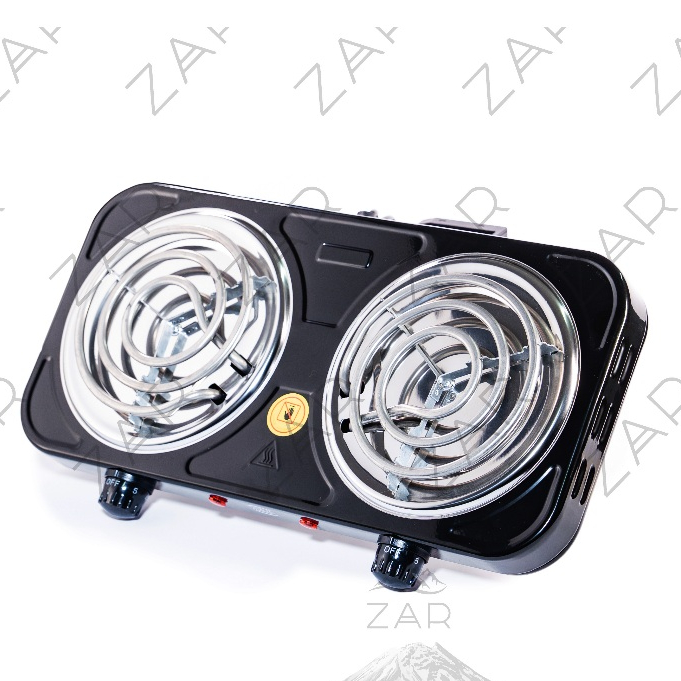 Imagem Fogão Cooktop Fogareiro Elétrico 2 Bocas 2500W, Portátil 110 E 220v