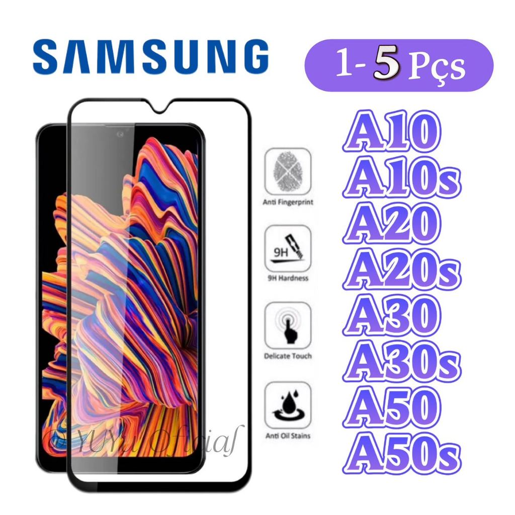 Película De Vidro 3D/9D Samsung Galaxy A10/A10S/A20/A20S/A30/A30S/A50/A50S