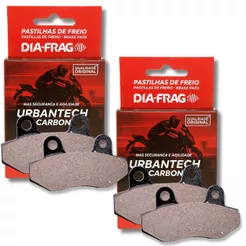 Kit Pastilhas de Freio P/ Kasinski Mirage 650 / Comet 250 / Comet 650 Gt Diafrag