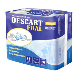 Absorvente Pós Multi-uso Descart Fral em Oferta na Shopee