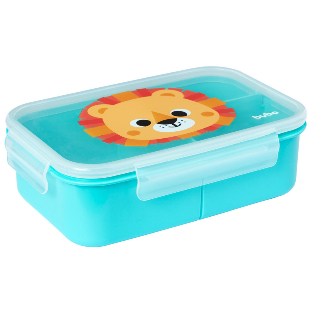 Lunchbox Infantil com Divisória e Fechamento Hermético em Oferta na Shopee