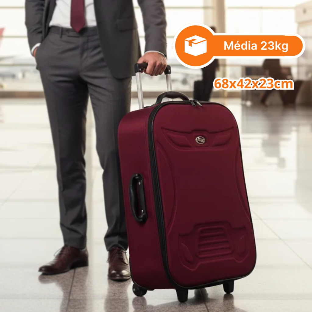 Mala de viagem média 23Kg M - Forrada Grotaferrata