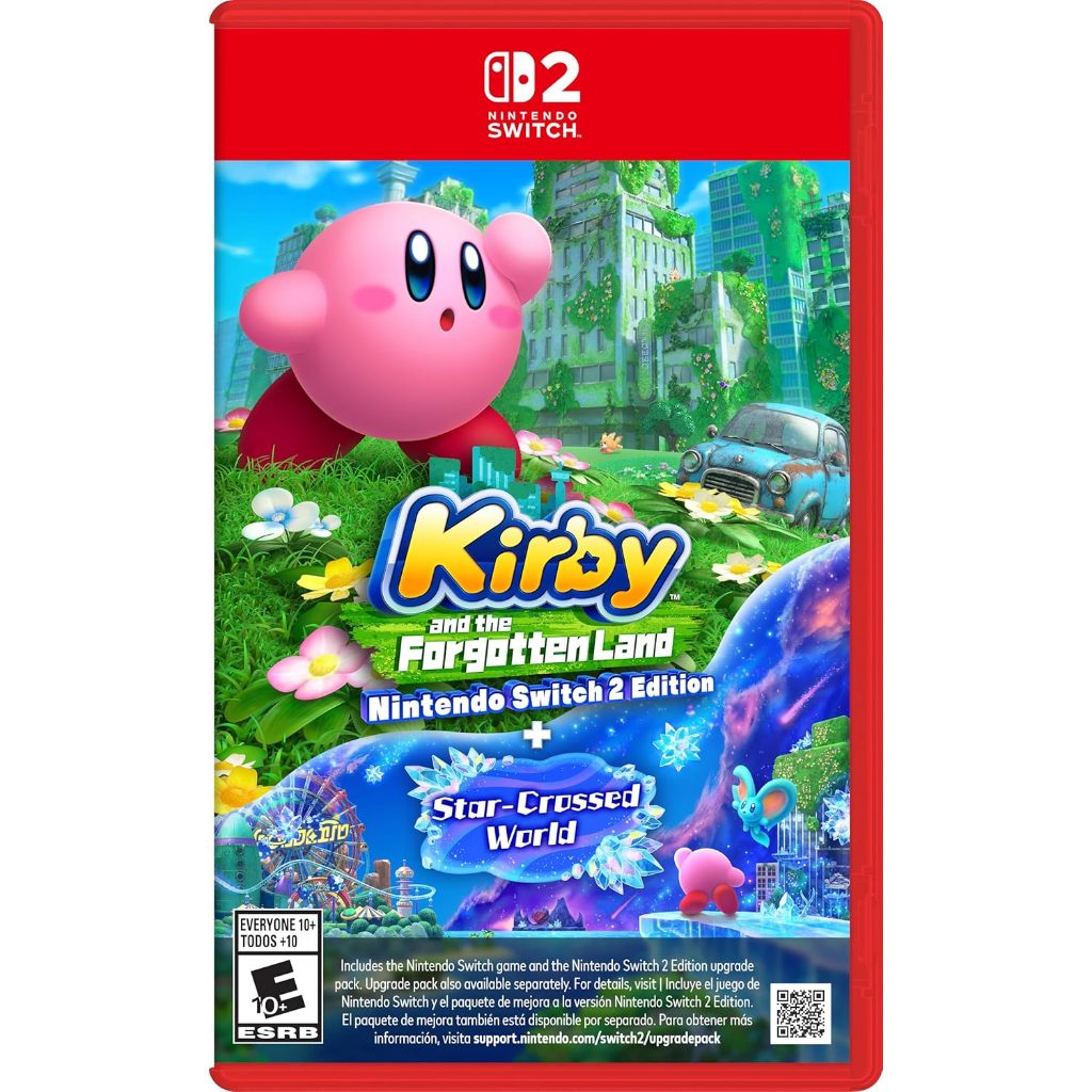 Jogo Kirby and the Forgotten Land + Star-Crossed World Switch 2 Midia Fisica em Oferta na Shopee