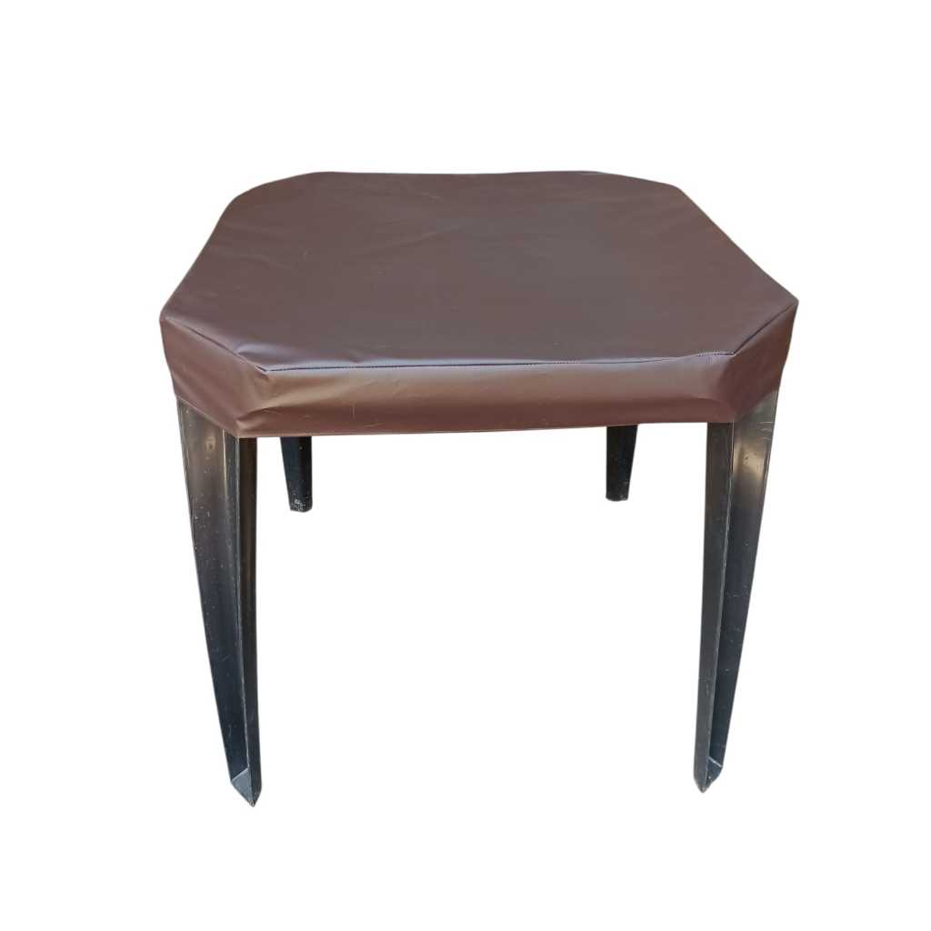Capa para mesa de plastico sorveteria acai medida 70x70 canto 18 cor azul vermelha prova dágua