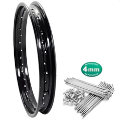 Aro 21x160 Preto Dianteiro E Raio Cromado 4mm Xtz 250 Lander