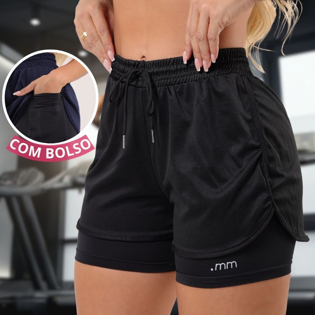 Short 2 em 1 Feminino: Onde Comprar | BuscaProdutos