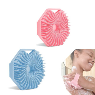 Esfregão Corporal Antibacteriano de Silicone Duplo Lado Multifuncional e Moderna, Escova de Banho Esfoliante para Pele em Oferta na Shopee