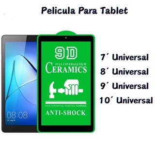 Película De Cerâmica 9D Compatível Com Tablet De 7/8/9/10 Polegadas Universal / Para Dispositivos / Prote em Oferta na Shopee