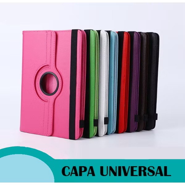 Capa Case Giratória Para Tablet Universal De 7/8 polegadas - 9/10/11 polegadas em Oferta na Shopee