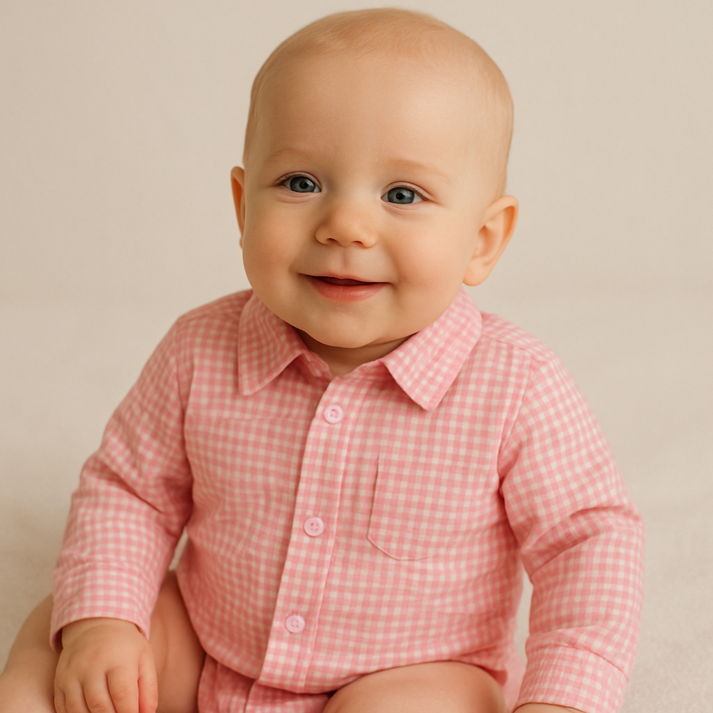 Body Camisa Xadrez p/ Bebê Menina | Manga Longa | Festa Junina | Mesversário Country | P, M, G em Oferta na Shopee