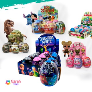Ovos Surpresa 6 e 12 Unidades diversos brinquedos para meninas e meninos em Oferta na Shopee