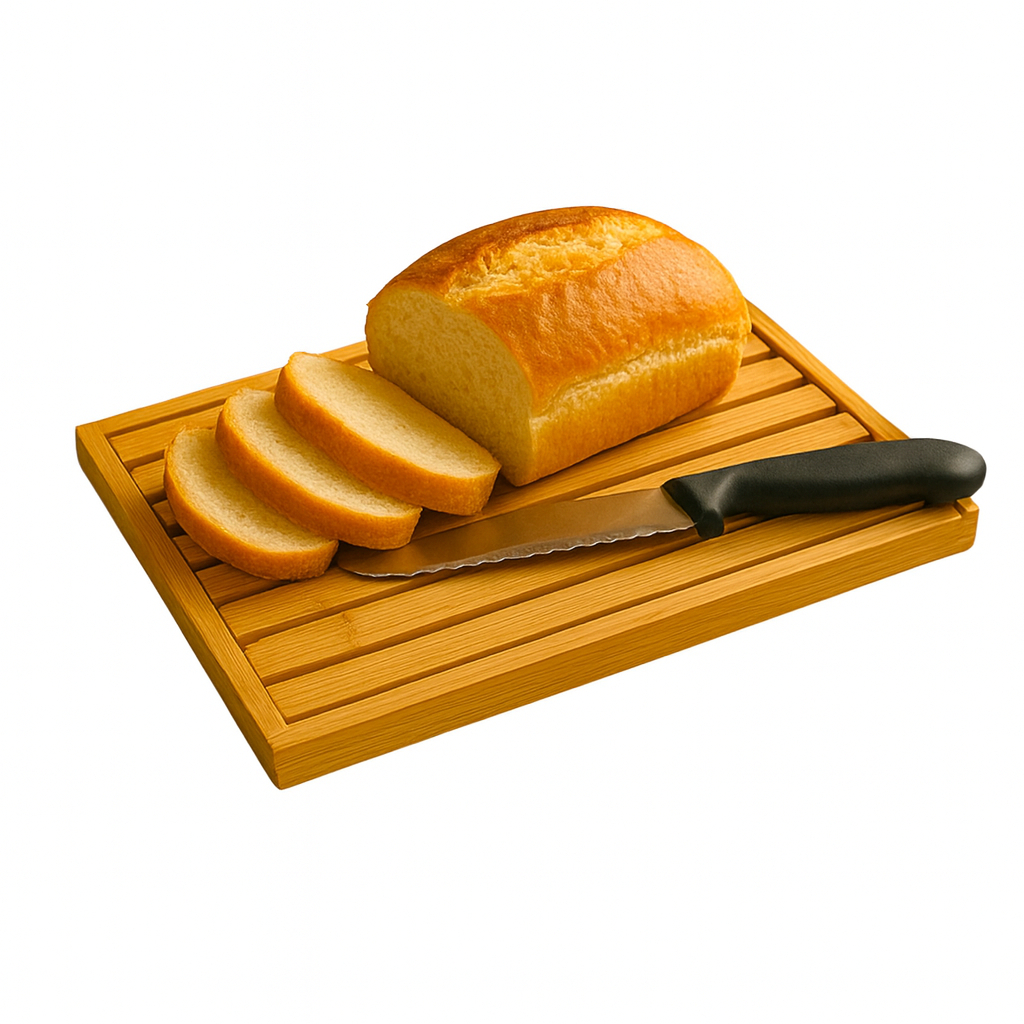 Migalheira de Bambu Durável para Mesa Sempre Organizada
