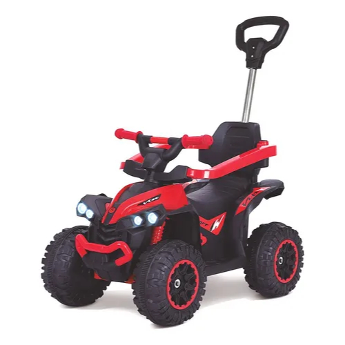Quadriciclo Infantil Elétrico Carrinho de Passeio Pimpi Flash Carrinho com Haste e Luz Maral