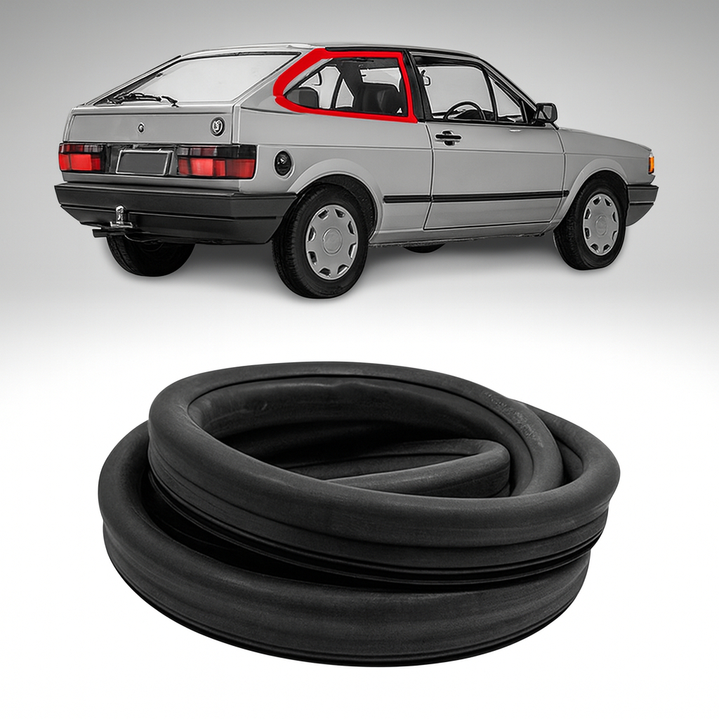 Borracha Vidro Lateral Janela Fixo Gol Quadrado G1 Sem Friso em Oferta na Shopee