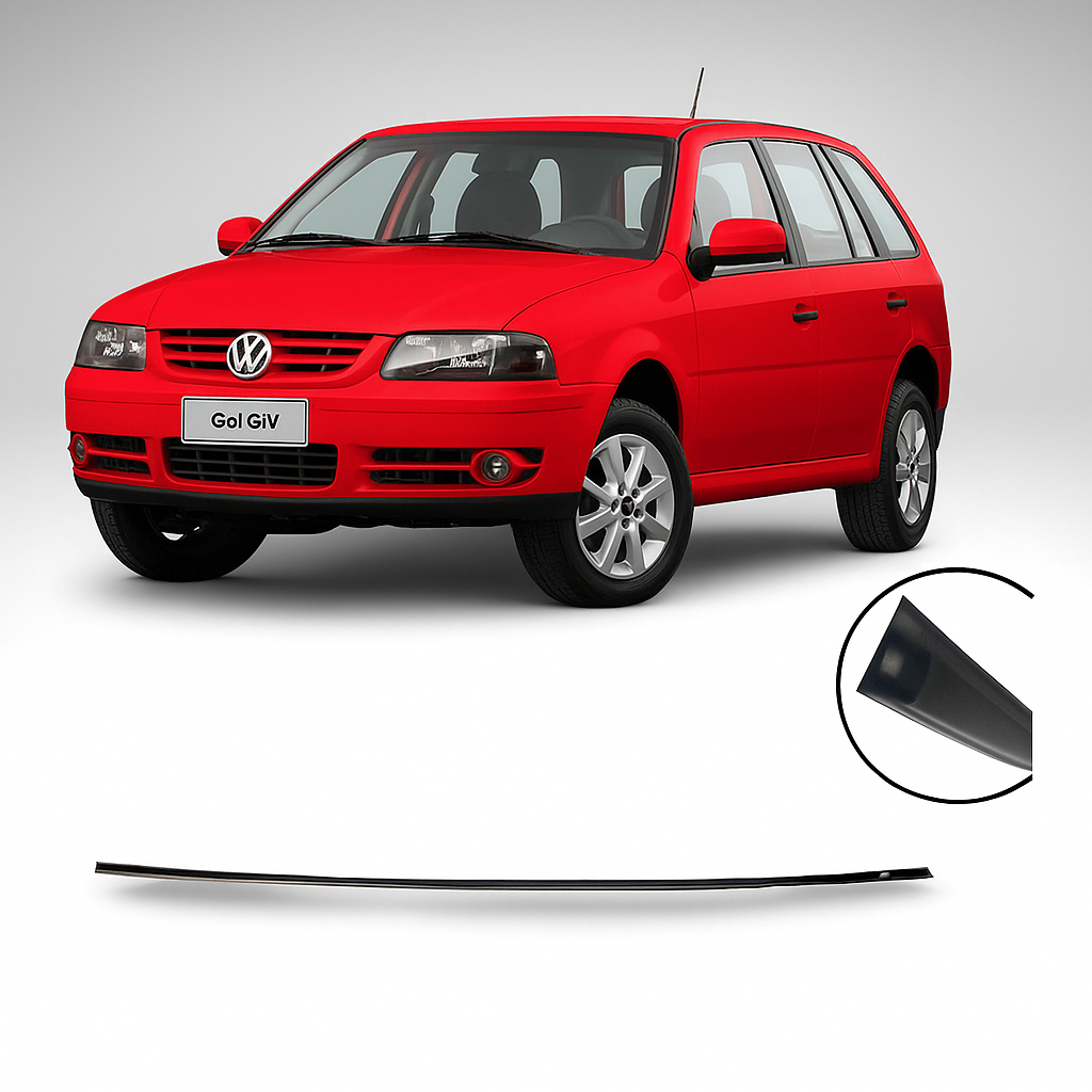 Friso Superior Borracha Parabrisa Gol Parati Saveiro G3 G4 em Oferta na Shopee