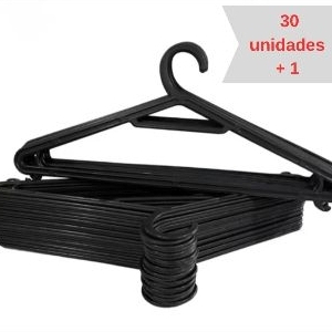 30 unidades cabide redondo resistente adulto