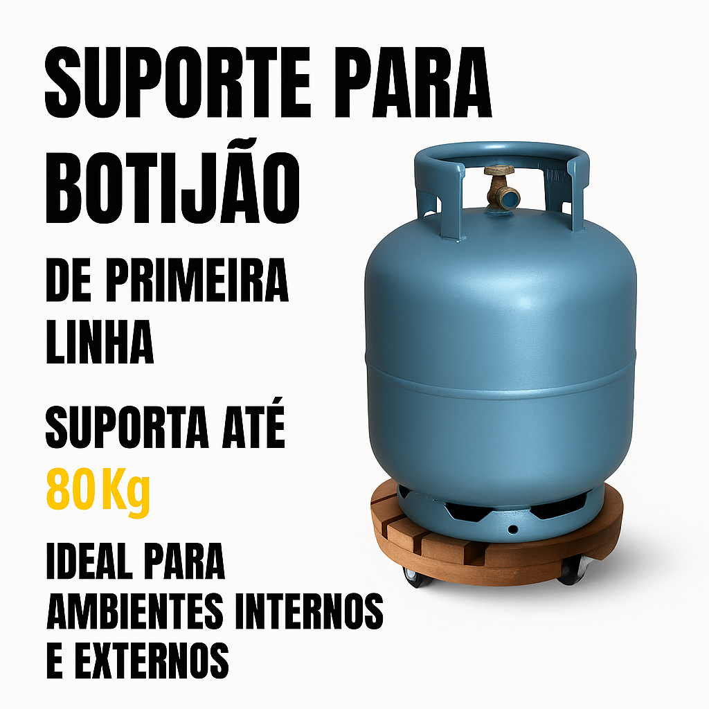 Carrinho Suporte Para Vaso e butijão 30 cm Redondo com rodinhas