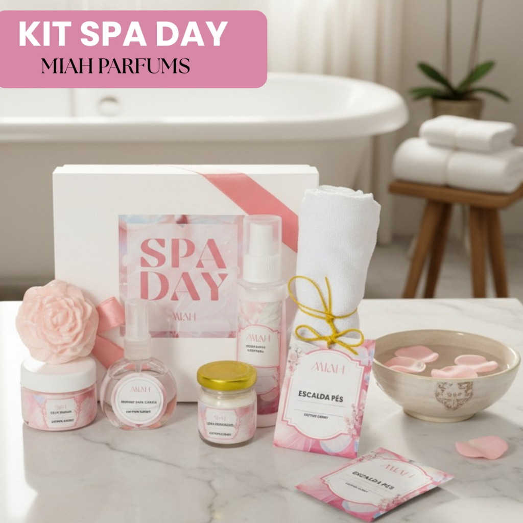 Kit Autocuidado Feminino Spa Day Presente Amigo Secreto Skin Care Hidratante Corporal 7pcs Promoção