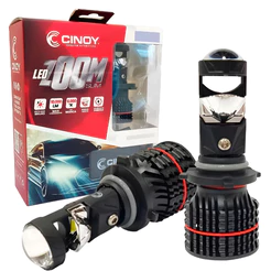 Lâmpada Ultra Led Cinoy Zoom H4 Projetor Canhão 10.000 Lumens 6000k Automotiva 12v Alto E Baixo Junto