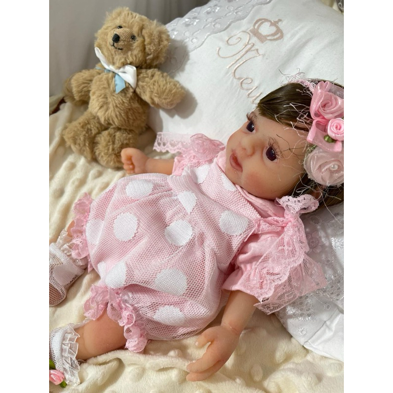 bebe de silicone solido mama faz xixi chupeta de verdade molinha Du