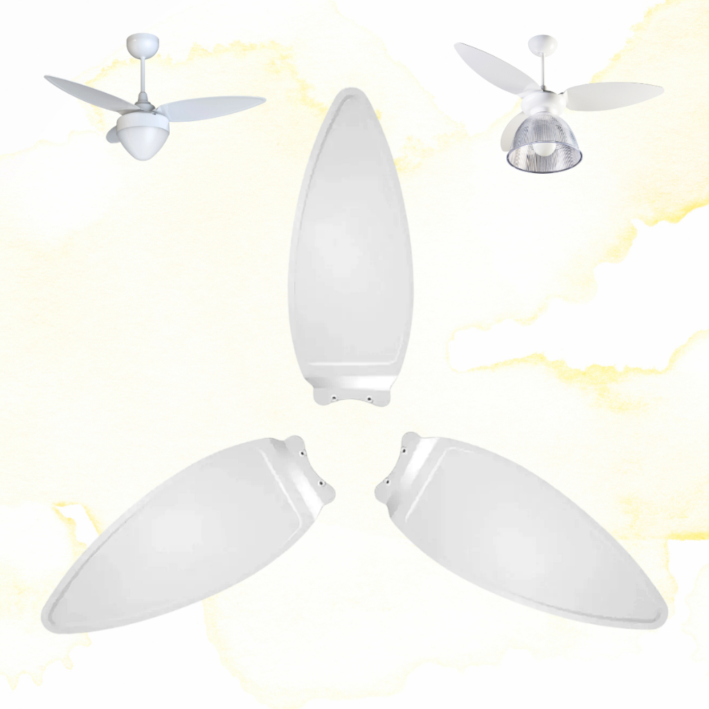 Kit 3 Pas Ventilador Ventisol Aires Prisma Helice Conjunto - Original