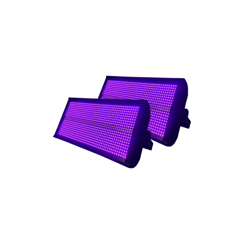2 Strobo Atomic 1000w Led 960bm Rgbw Dmx Estrobo Balada