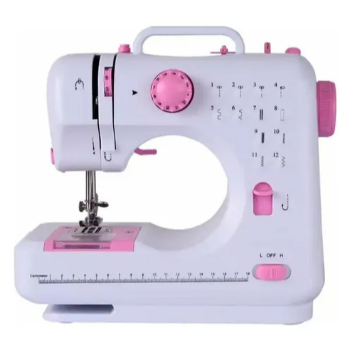 Máquina De Costura Elétrica Portátil 12 Pontos Bivolt 110v/240v