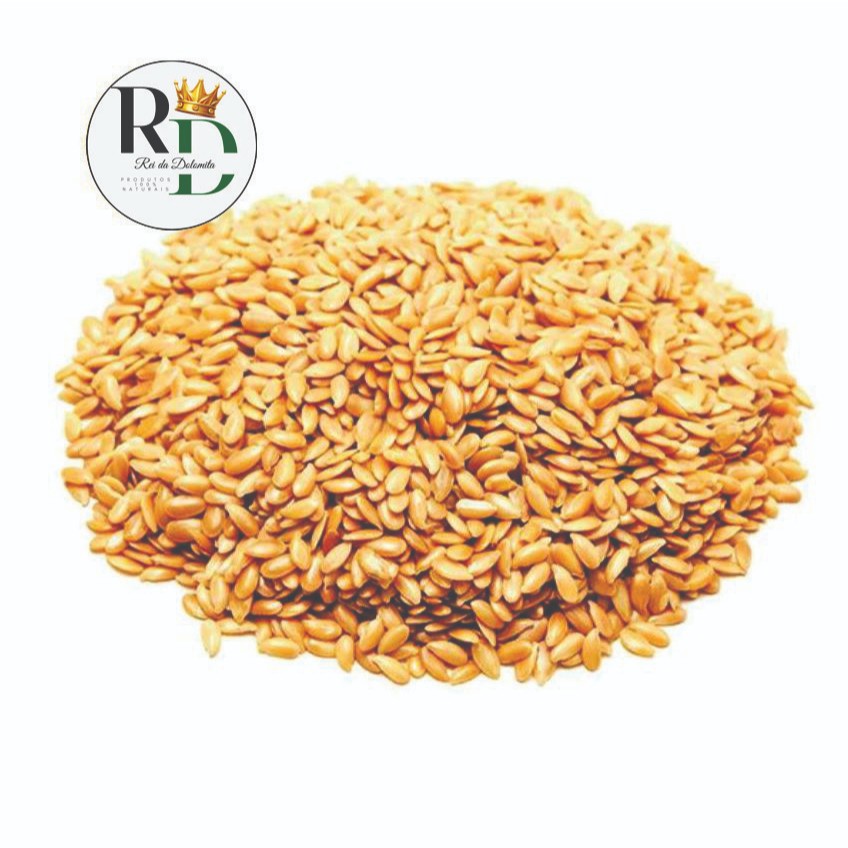 LINHAÇA DOURADA 500G C\ LAUDO DE QUALIDADE DO PRODUTO 1KG em Oferta na Shopee