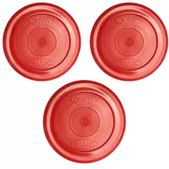 Kit 3 Discos 72x7mm Mesa Air Game Aero Hockey Vermelho ou Verde Matic