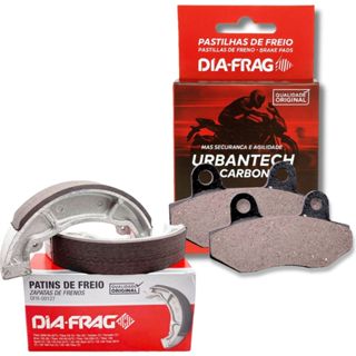 Pastilha e Lona de Freio P/ Dafra Laser 150 Diafrag em Oferta na Shopee
