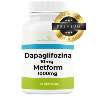 Dapaglifoz 10mg + Metfor 1000mg - 60 Doses em Oferta na Shopee