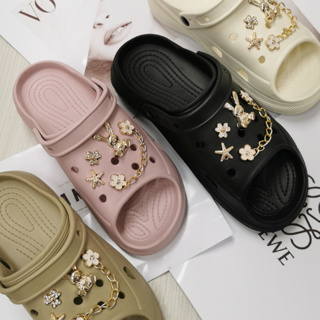 Sandália Babuche Feminina Confortável Leve EVA Antiderrapante Luxo Com Acessórios e abertura Promoção ENVIO IMEDIATO em Oferta na Shopee