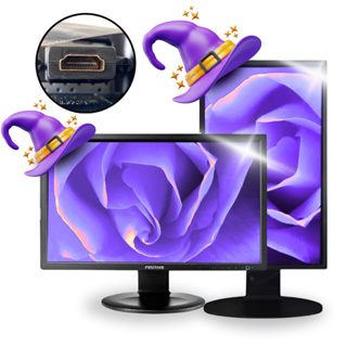 Monitor Giratório Ajustável HDMI 19 Polegadas Prefeito Segunda Escritório Trabalho Led Positivo/info em Oferta na Shopee