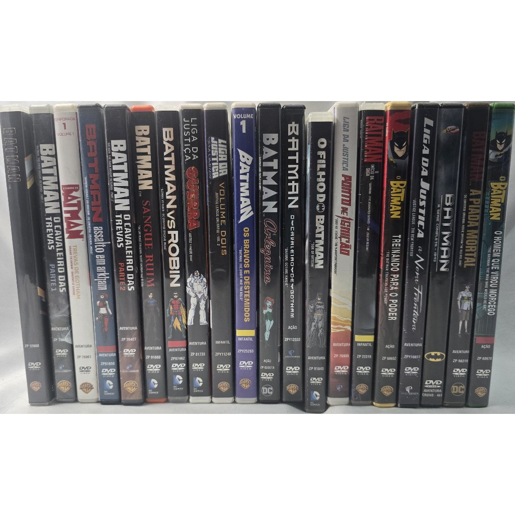 Coleção DVD Batman Animação (NACIONAL - USADO - PERFEITO ESTADO)