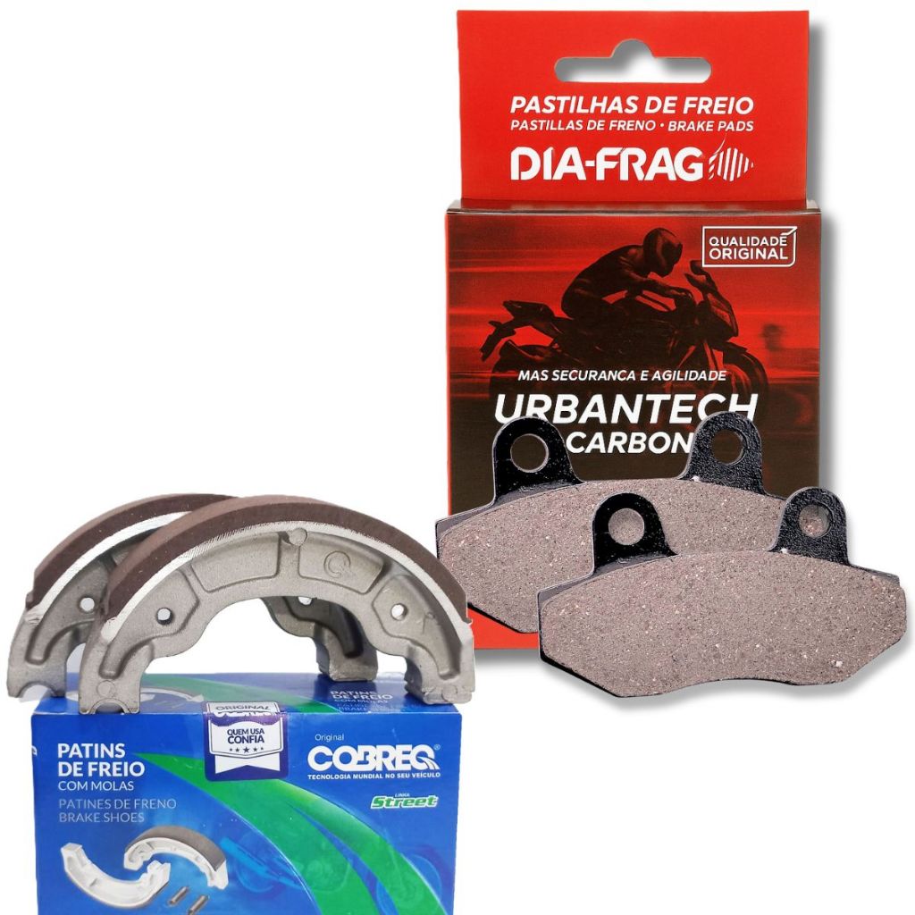 Pastilha e Lona de Freio P/ Shineray Jet 125 / Jet 50 em Oferta na Shopee