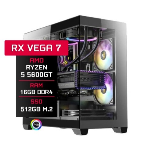 PC GAMER AMD RYZEN 5 5600GT  PLACA DE VIDEO RX VEGA7 16GB RAM SSD 512GB