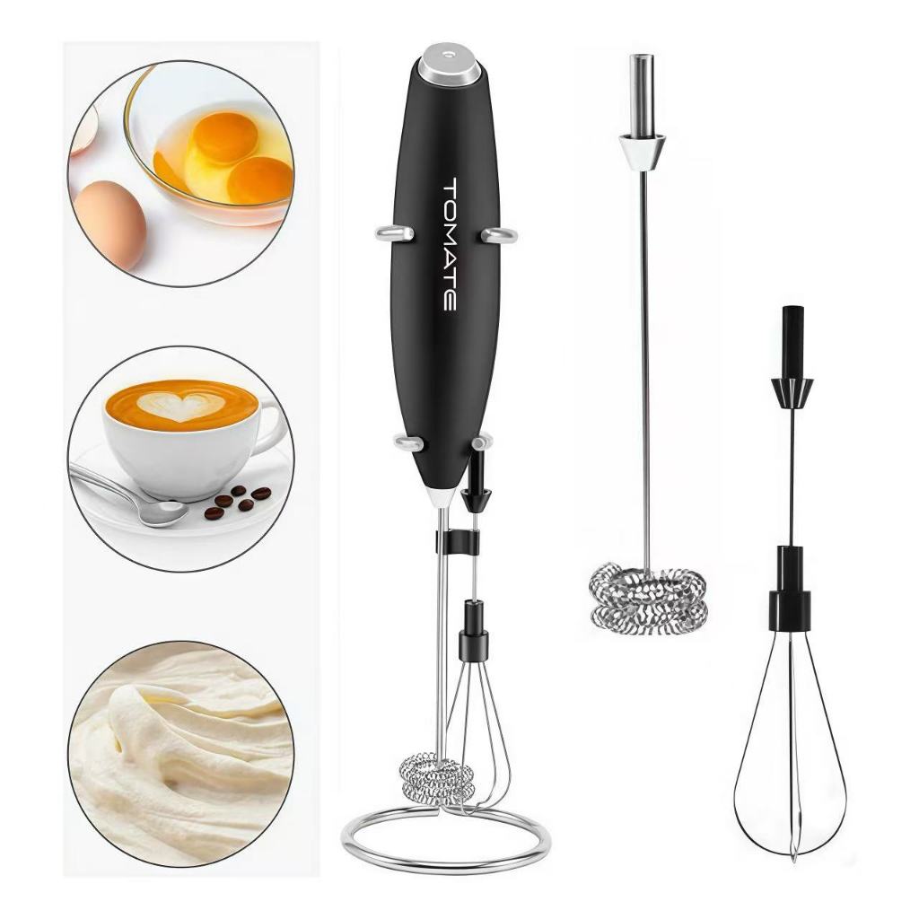 Mini Mixer Misturador Batedor batedeira Portátil 2 em 1 Misturador Para Claras de Ovos Leite Café