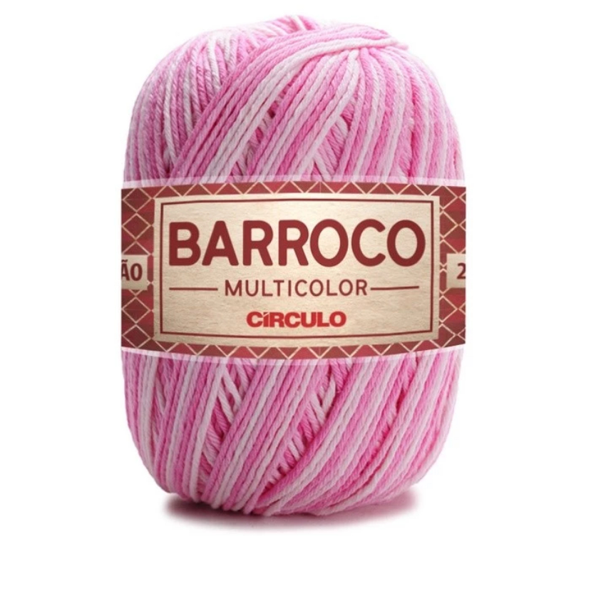 Barbante Bailarina Barroco Multicolor 200g - Flores em Oferta na Shopee