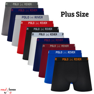 Kit 10 Cuecas Plus Size Boxer Tamanho Especial Polo River em Oferta na Shopee