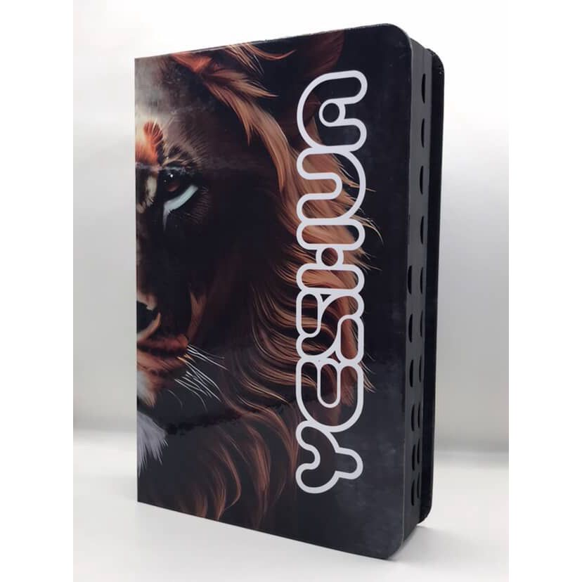 Bíblia Sagrada Tamanho Grande com Harpa Palavras de Jesus em Vermelho Capa Dura Yeshua Leão em Oferta na Shopee