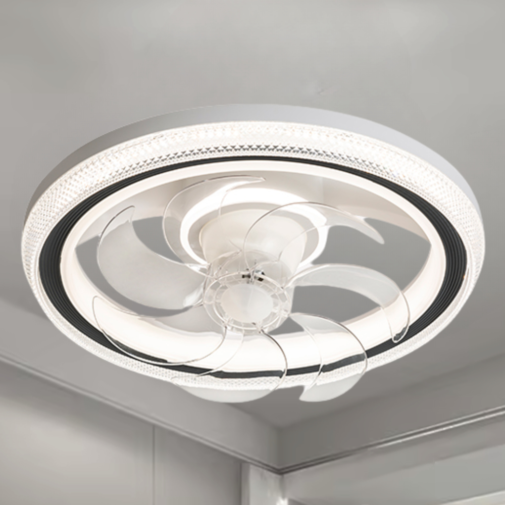 Plafon Ventilador Orbital Air Diamond 40W Multicor Bivolt Design Moderno Funcionalidade 2 em 1 Iluminação Ventilação