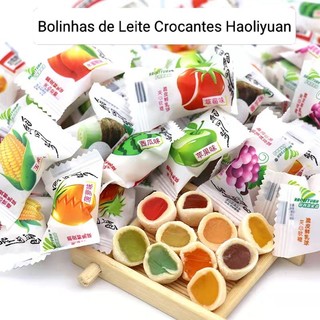 Kit 10 uni de Balas de Leite Recheada Sortidaschinesas Importada vários sabores