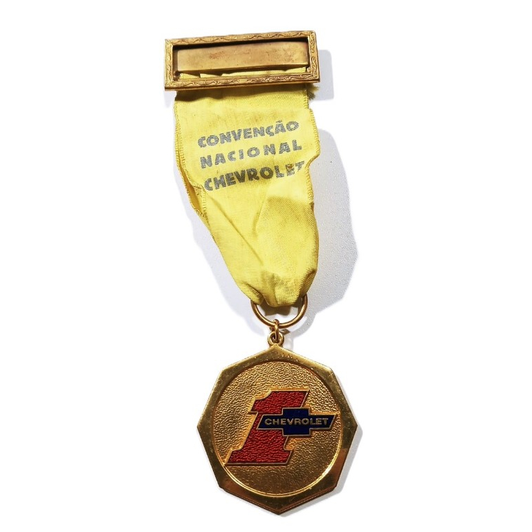 Medalha antiga Chevrolet Convenção Nacional 1971 Opala Comodoro