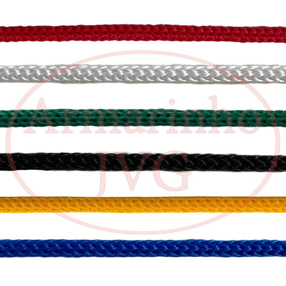 10m Cordão 4/1 Fio Náutico 4mm Rabo Rato Saco Mochila Fitilho