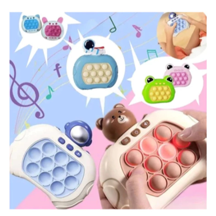 Brinquedo Anti Stress Pop It Eletronico Brinquedo Bolhas De Empurrar Rápido Para Crianças e Adultos