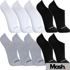 Kit 10 Pares Meias Mash Sapatilha Cano Curto Soquete Algodão Masculina Feminina Esportiva Leve